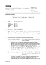 Giornale della 1220a Seduta plenaria del Consiglio permanente