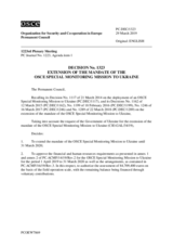 Permanent Council Decision No. 1323