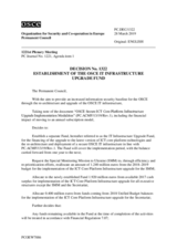 Permanent Council Decision No. 1322