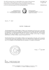 Response by the Delegation of Malta to the Questionnaire on the Code of Conduct on Politico-Military Aspects of Security