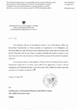 Response by the Delegation of Poland to the Questionnaire on the Code of Conduct on Politico-Military Aspects of Security
