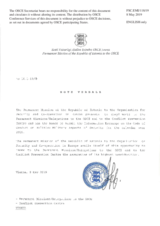 Response by the Delegation of Estonia to the Questionnaire on the Code of Conduct on Politico-Military Aspects of Security