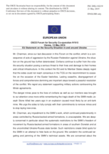 Statement by the Romanian EU Presidency on the situation in and around Ukraine