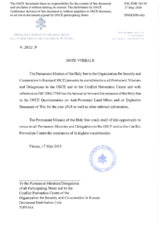 Response by the Delegation of the Holy See to the Questionnaire on Anti-Personnel Mines and Explosive Remnants of War