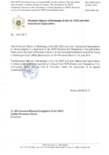 Response by the Delegation of Montenegro to the Questionnaire on Anti-Personnel Mines and Explosive Remnants of War