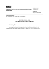 Beschluss Nr. 1325 des Ständigen Rates