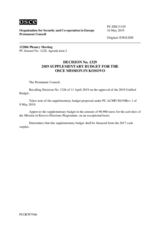 Permanent Council Decision No. 1329