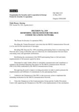 Forum for Security Co-operation Decision No. 3/19