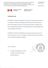 Response by the Delegation of Canada to the Questionnaire on Anti-Personnel Mines and Explosive Remnants of War