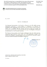 Response by the Delegation of Slovenia to the Questionnaire on Anti-Personnel Mines and Explosive Remnants of War