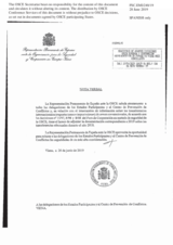 Information Exchange by the Delegation of Spain on Conventional Arms Transfer