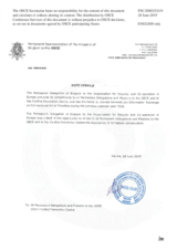 Information Exchange by the Delegation of Belgium on Conventional Arms Transfer