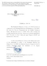 Response by the Delegation of Italy to the Small Arms and Light Weapons Questionnaire