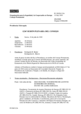 Diario de la 1236ª Sesión plenaria del Consejo Permanente 
