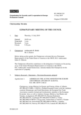 Journal of the 1235th Plenary Meeting of the Permanent Council