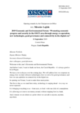 Statement by H.E. Mr. Miroslav Lajcak, Chairperson-in-Office, Minister of Foreign and European Affairs