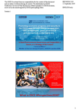 Presentation by Ms. Ivana Vuchkova, Member of the Core Group of Experts of the OSCE #Perspectives20-30