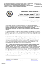 Statement by Mr. Dustin DeGrande, Political Officer 