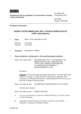 Diario de la 1240ª Sesión extraordinaria del Consejo Permanente