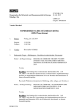 Journal der 1238. Sondersitzung des Ständigen Rates