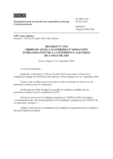 Décision No 1343 du Conseil permanent