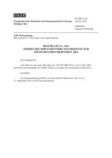 Beschluss Nr. 1341 des Ständigen Rates