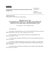 Beschluss Nr. 1343 des Ständigen Rates