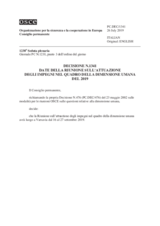 Decisione N.1341 del Consiglio permanente