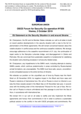 Statement by the Finnish EU Presidency on the situation in and around Ukraine