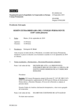 Diario de la 1241ª Sesión extraordinaria del Consejo Permanente