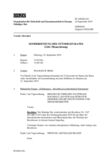 Journal der 1241. Sondersitzung des Ständigen Rates