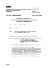 Journal der 75. Gemeinsamen Sitzung des Forums für Sicherheitskooperation und des Ständigen Rates