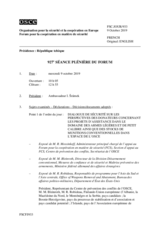 Journal de la 927ème séance plénière du Forum