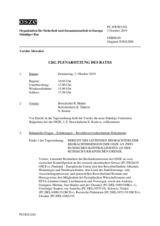 Journal der 1242. Plenarsitzung des Ständigen Rates 