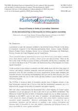 Statement by the Delegation of France, on behalf of the informal Group of Friends for the Safety of Journalists, on the International Day to End Impunity for Crimes against Journalists