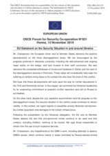 Statement by the Finnish EU Presidency on the situation in and around Ukraine