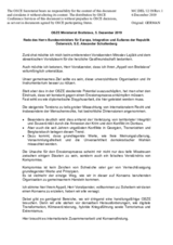 Statement by H.E. Alexander Schallenberg, Federal Minister for Europe, Integration and Foreign Affairs