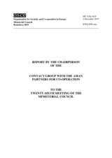 Report by the Chairperson of the Contact Group with the Asian Partners for Co-operation
