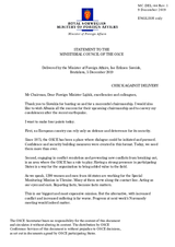 Statement by  H.E. Ine Eriksen Søreide, Minister of Foreign Affairs