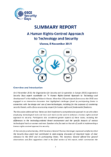 Summary Report: A Human Rights-Centred Approach to Technology and Security