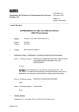 Journal der 1251. Sondersitzung des Ständigen Rates