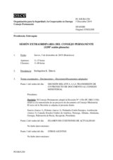 Diario de la 1250ª Sesión extraordinaria del Consejo Permanente
