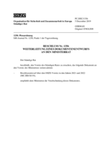 Decisione N.1356 del Consiglio permanente