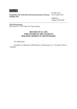 Beschluss Nr. 1354 des Ständigen Rates