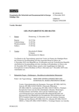 Journal der 1252. Plenarsitzung des Ständigen Rates 