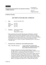 Giornale della 1252a Seduta plenaria del Consiglio permanente