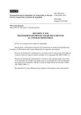 Diario de la 935ª Sesión plenaria del Foro de Cooperación en materia de Seguridad  