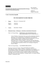 Journal der 936. Plenarsitzung des Forums