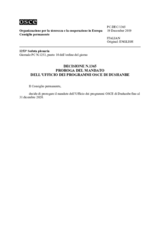 Decisione N.1365 del Consiglio permanente