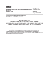 Decision No.2, Renaming the Contact Group with the Asian Partners for Co-operation and the Contact Group with the Mediterranean Partners for Co-operation